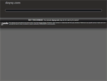 Tablet Screenshot of daysy.com